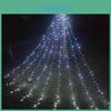 Led Star Window Curtain Lights With Waterproof Features For Holiday Decor