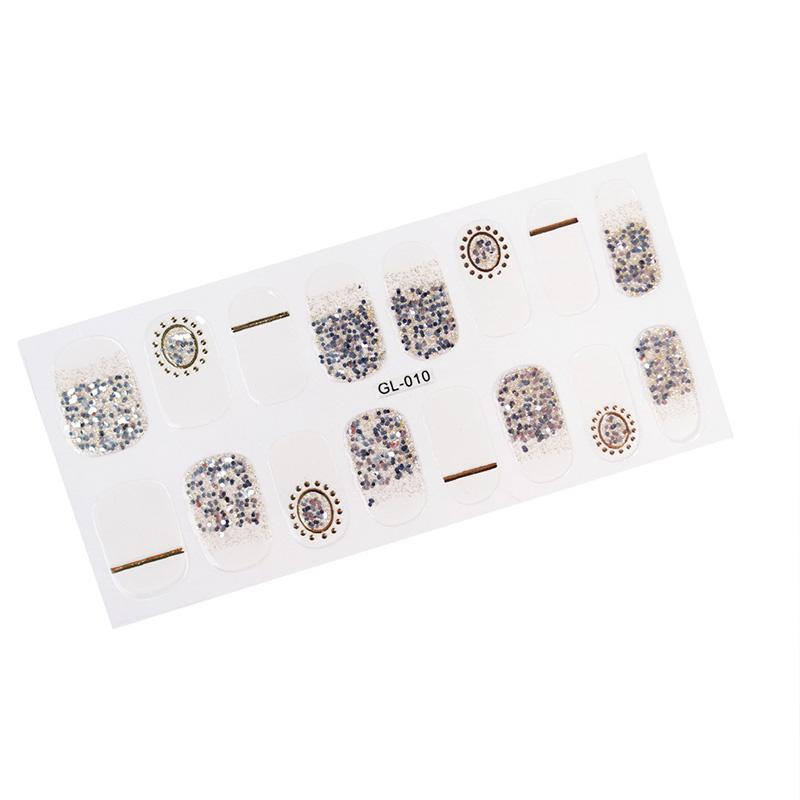 1PC Gel Wraps Paper Net Manicure Decals Nail Decals Laser Nail Polish Strip Art Nail Sticker