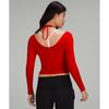 Lululemon Lunar New Year Halter Neck Long Sleeve Shirt Dark Red