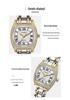 Women's Retro Quartz Watch: Diamond Inlaid, Waterproof & Luminous