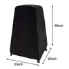 Outdoor Use Patio Protection Black Pizza Oven Cover Weatherproof Outdoor Pizza Oven Shield Outdoor Pizza Oven Cover