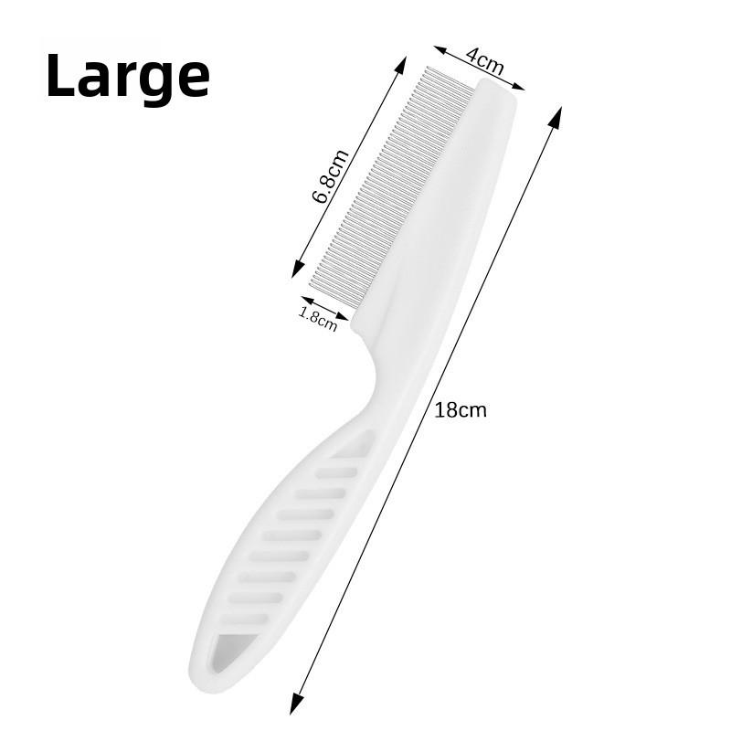 Pet CombsDog Flea Combs Cat Flea Removal Combs Plastic Close-toothed Special Combs Steel Needle Combs Hair Removal Combs