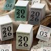 Tear-Off Design Mini Tear Off Calendar Retro Minimalist 365 Days Calendar for Schedule Planning