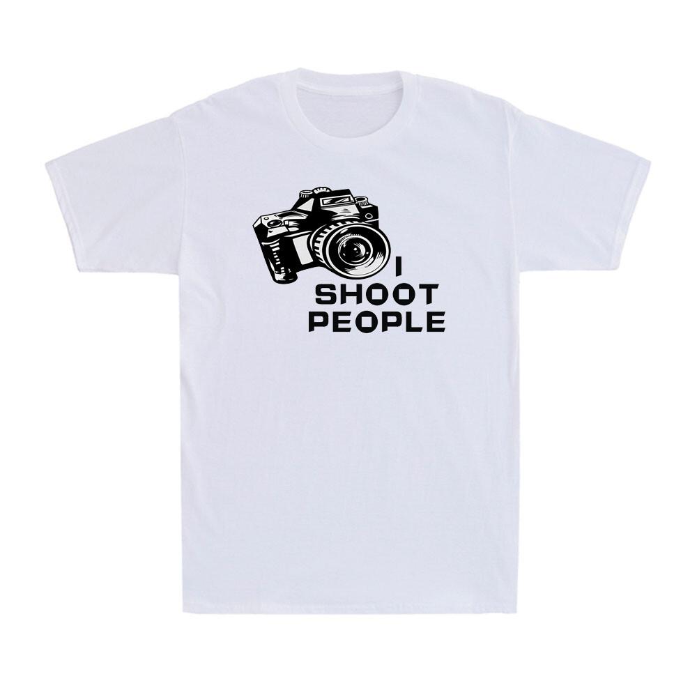 I Shoot People Camera DSLR Photography Photographer Novelty Men s T-Shirt XXXXL