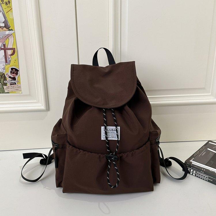 Schoolbag College Student Commuter Backpack Travel New Casual Nylon Large Capacity Backpack Lightweight Backpack School Bag