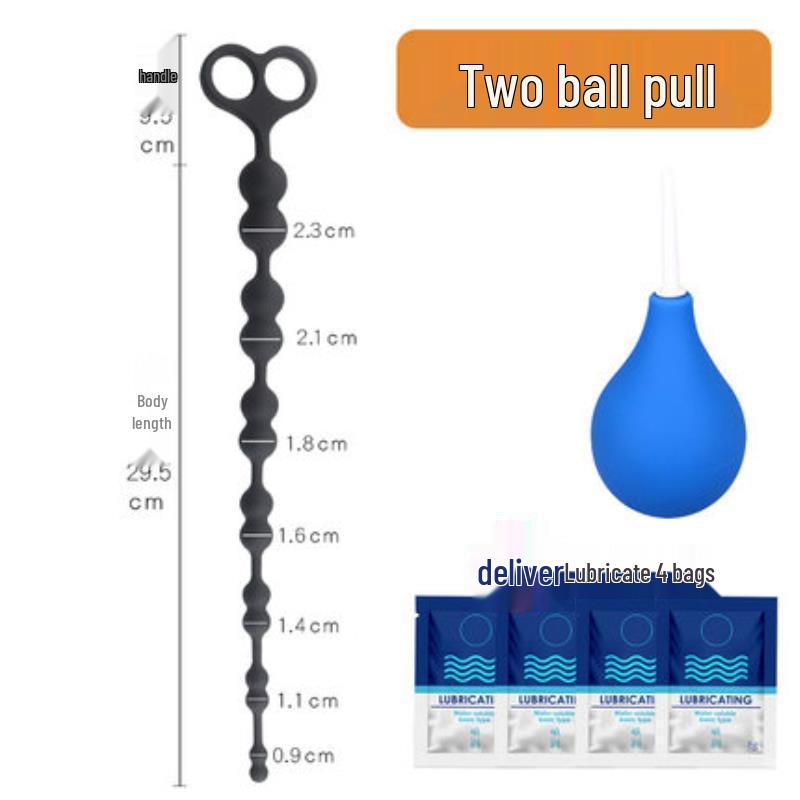 Versatile Extra-Long Anal Plugs: Large-Size Beaded Masturbators for Men and Women, Adult Toys