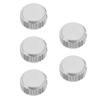 Watch Crown Quartz Mechanical Steel Watch Crown Set Watch Repairing Tool Accessory (5 Pieces)6mm Flat Hole