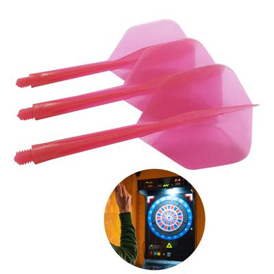3Pcs Integrated Dart Flights and Shafts 2BA Plastic Shafts Darts Flights Anti-Drop  for Indoor Outdoor Playing