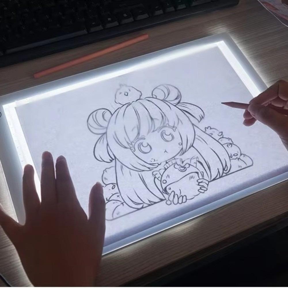 Three Level Dimmable Painting Pad Brightness Adjustable Drawing Board Led Light Pad Kids Gifts
