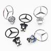 1pcs 44mm 3D Metal Blue Chrome Star Bonnet Hood Logo Emblem Badge for Mercedes Benz AMG W202 W203 W204 W208 W210 W220 W221 NI6