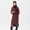 Pin Black Turtle Knit One-Piece Wine