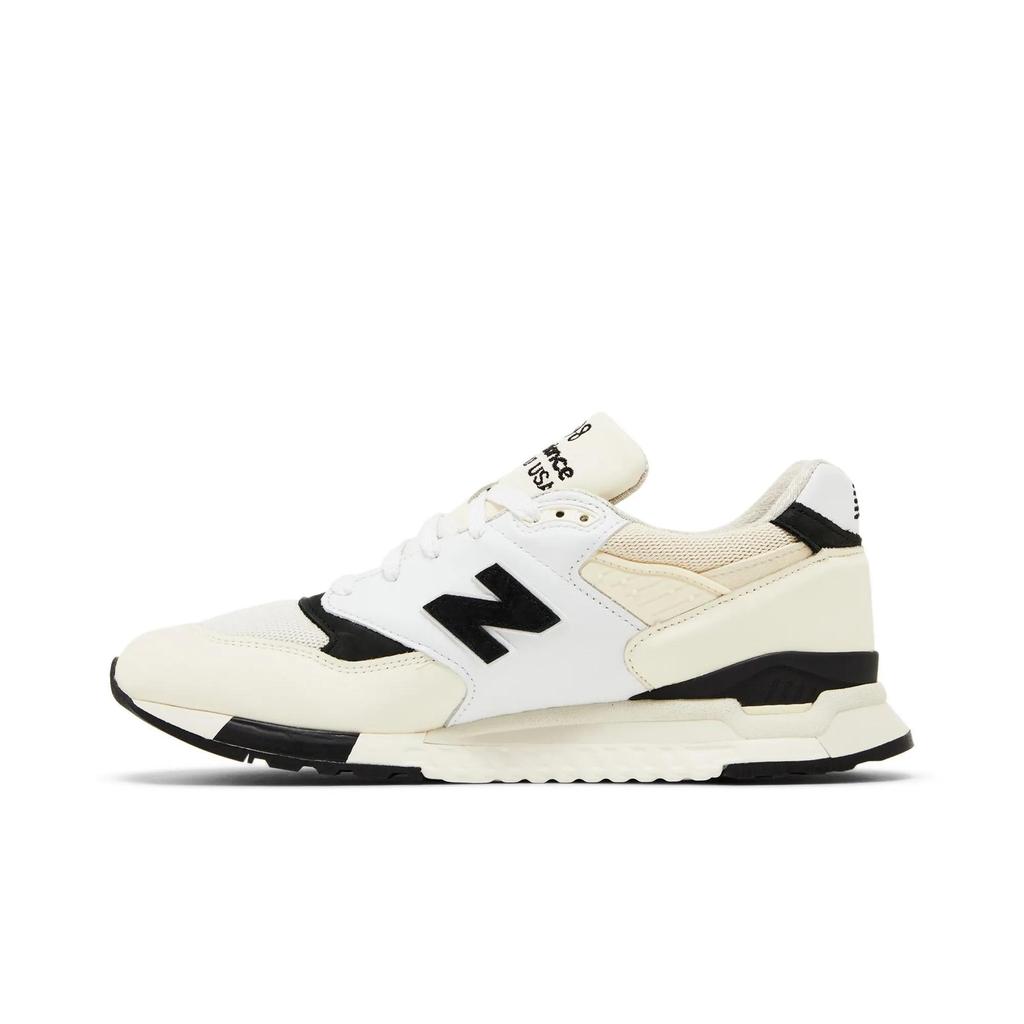 New Balance 998 Made in USA 'White Black' (Unisex) White / Black Running Shoes U998TI