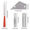 Guitar Fret Slotting File Guitar Fret File Grinding Maintenance Tool File Leveling Tool Crowning Luthiers Tool for Bass