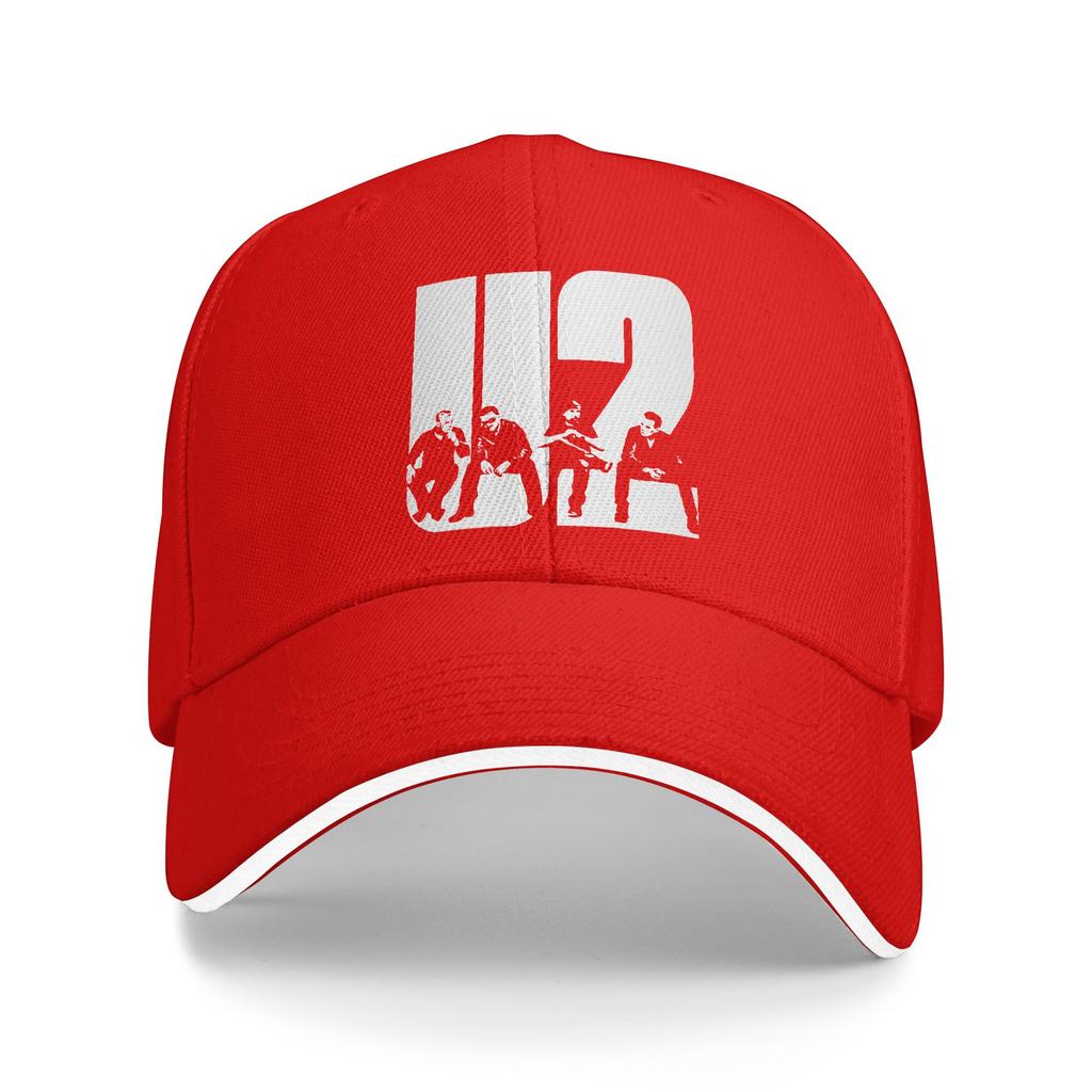 U2 Rock Band Sun Baseball Cap Summer Fitted Retro Hip Hop Hats For Couple Women Hunting Camping Snapback Cap