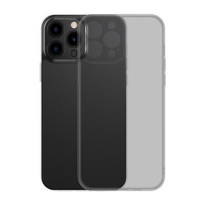 Case Cover for iPhone 13 Pro, Rigid Casing with Gel Frame, Black