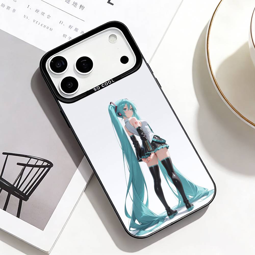 C-Cyber Note Virtu Phone Case For iPhone17,16,15,14,13,12,11 Plus,Pro Max Black Border Silver  Plated Cover