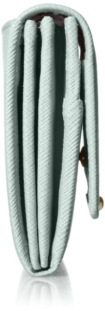 U by Ungaro Eiger Long Wallet with Box-Shaped Coin Purse, Double Button Flap, UULW6AT2 68, Light Green