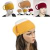 Trendy 3d Beer Cup Knitted Beanie Hat For Winter Warmth In Yellow Wine Red And Khaki