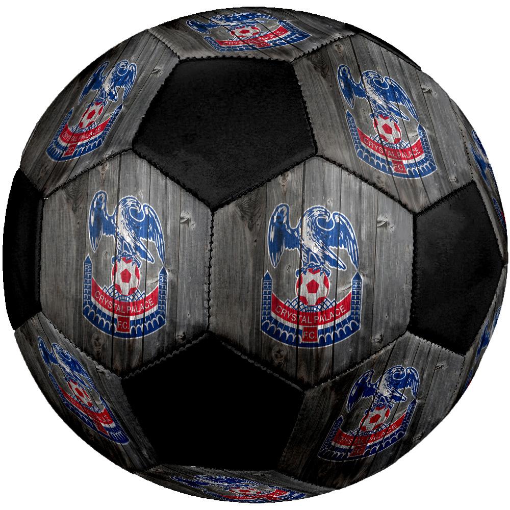 Pallone da Calcio Crystal Palace F.C Colorato Per Tutte le Età Cucito a Macchina PVC Pronto per la Competizione Resistente Alto Rimbalzo.TAGLIA5