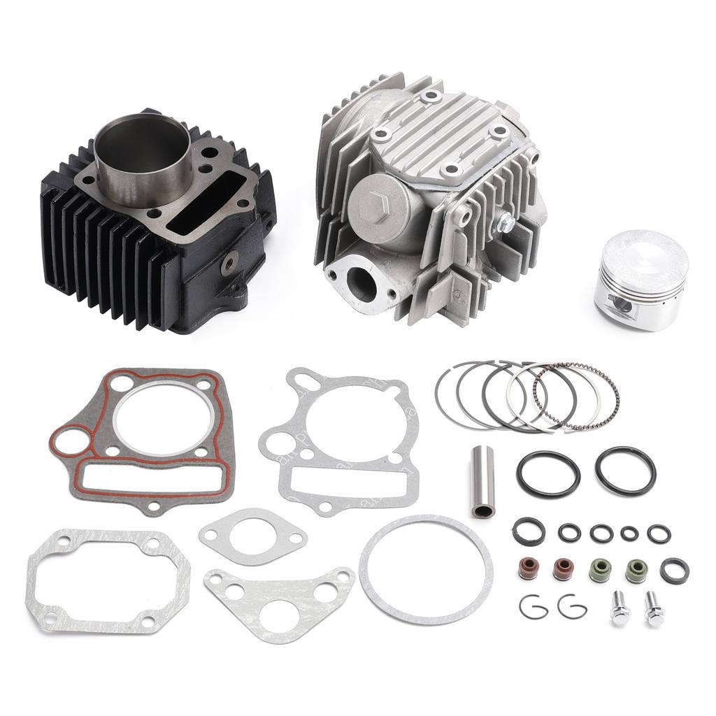 52.4mm Top End Kit Cylinder Head Piston For Honda Chinese ATV Dirt Bike 110cc