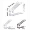 2Pcs Transparent Shoes Storage Rack Anti-slip Shoe Holder Shoe Storage Organizer  Flat Bottomed