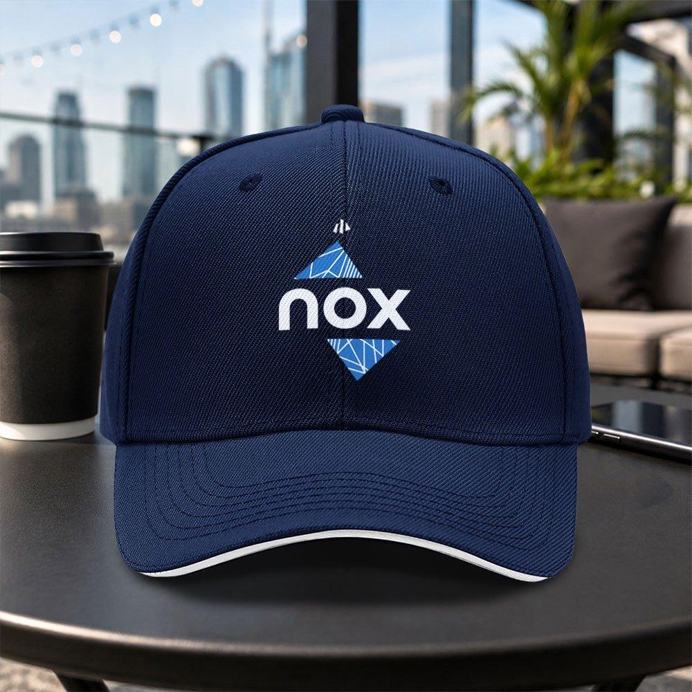 Nox Electronics Adjustable Sandwich Baseball Cap Lightweight Printed Unisex Duckbill Hat for Unisex Women