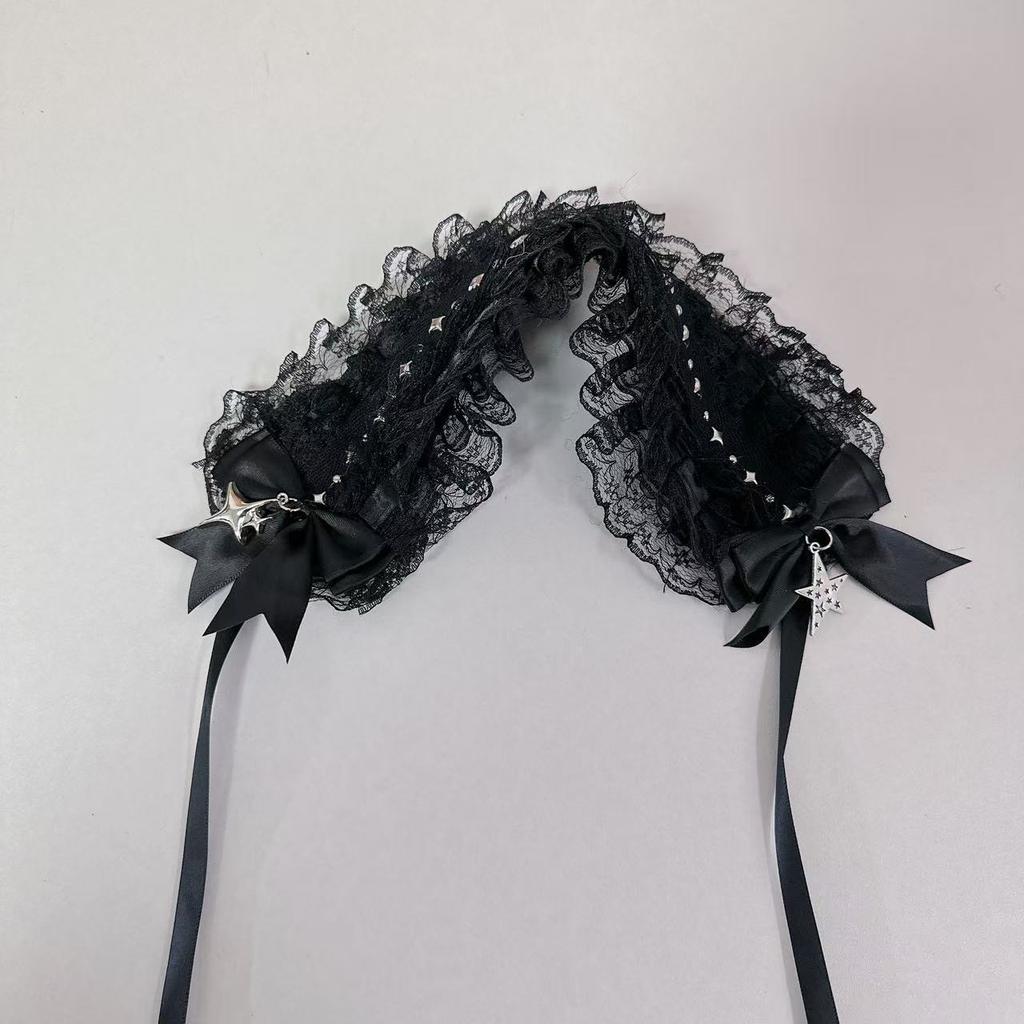 Y2K Accessories Lolita Bow Cute Accessories Hair Bands Women's Goods Things for Hair Girls Item Hair Clips for Girls Hair Bows