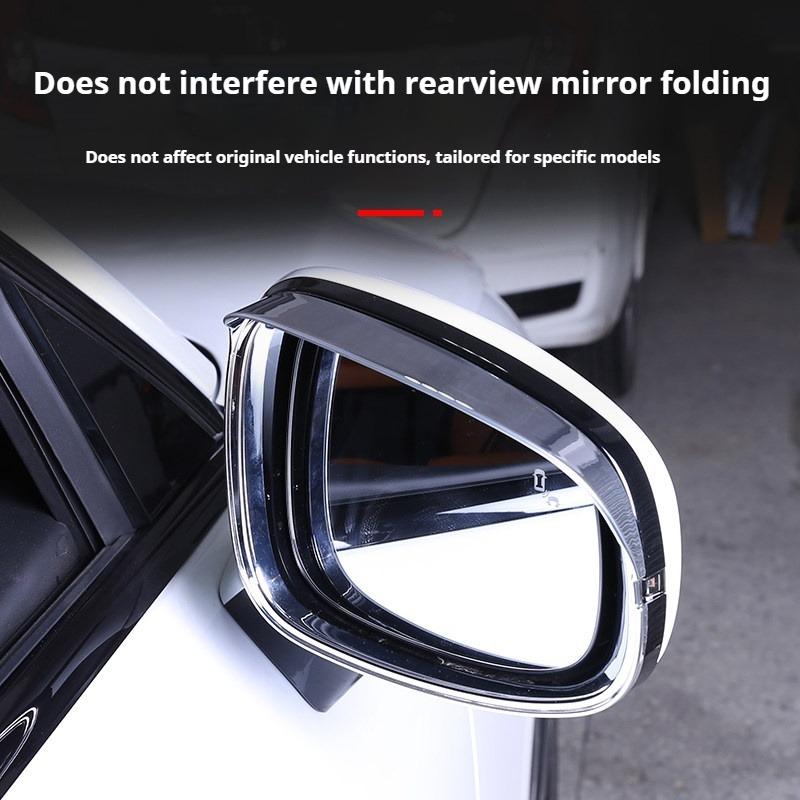For Xpeng G9 Xiaopeng G9 Rearview Mirror Rain Eyebrow Rearview Mirror Rain Deflector Frame Body Decoration Exterior Accessories