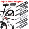 ENLEE Front Rear Mud Guard Foldable Bicycle Mudguard Wings Dustproof Lightweight Fixed Gear Accessories for Mountain Road Bike