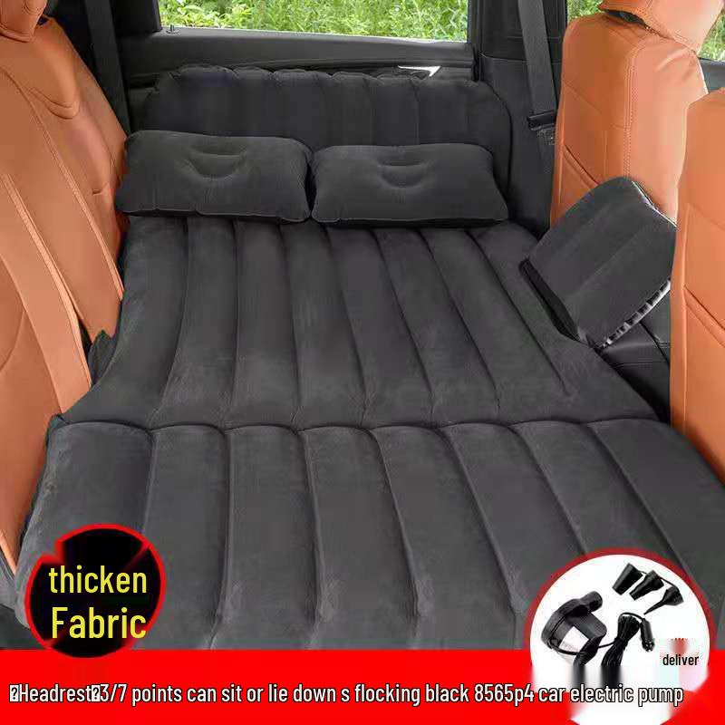 Inflatable Car Mattress for SUV and Sedan - Folding Travel Bed for Sleep and Self-Driving Tours