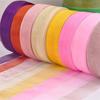 2.5cm * 50 Yards Lace Gauze Ribbon Chiffon Ribbon Valentine'S Day Transparent Flower Packaging DIY Handmade Straps Lace Fabric