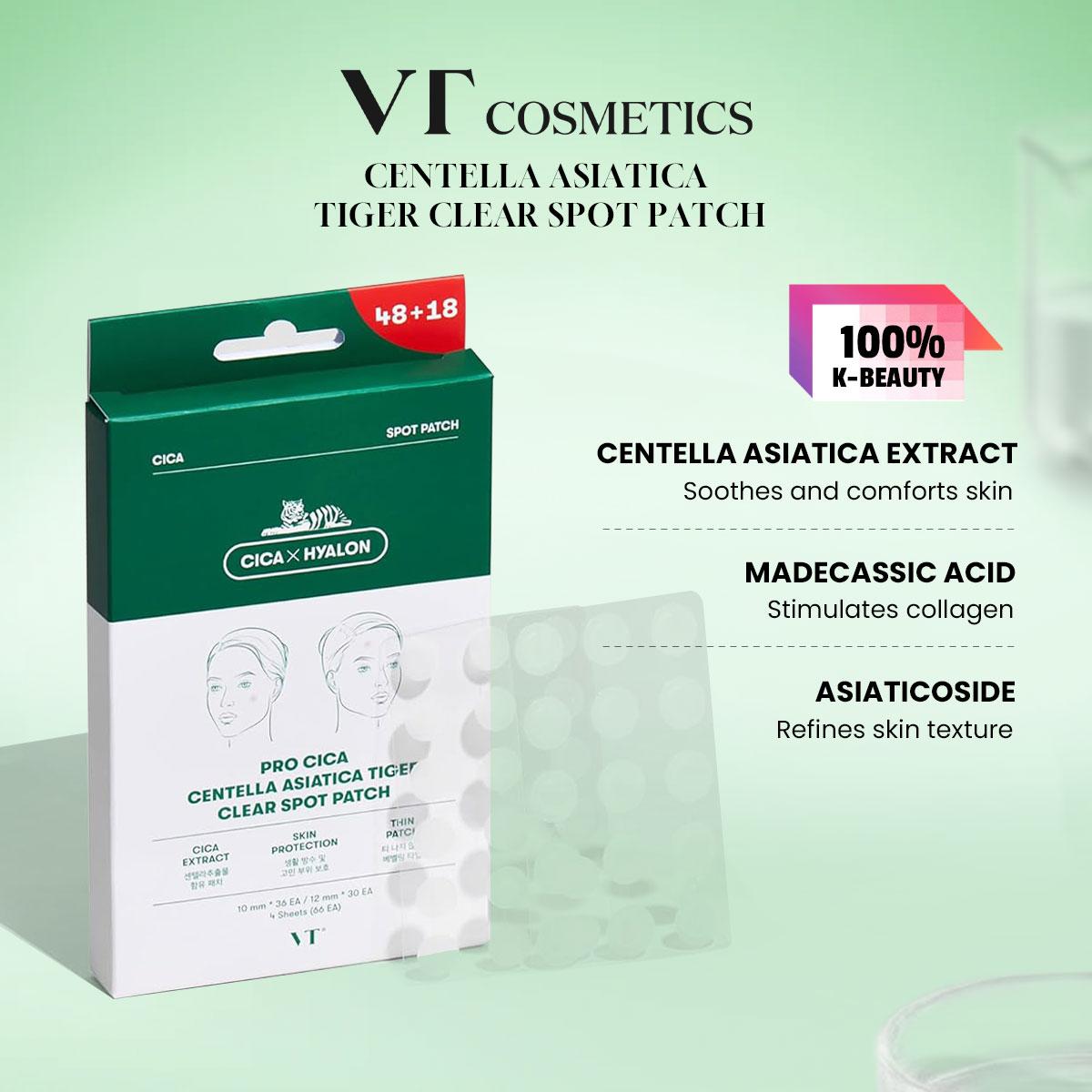 VT Pro Cica Centella Asiatica Tiger Clear Spot Patch(66ea)