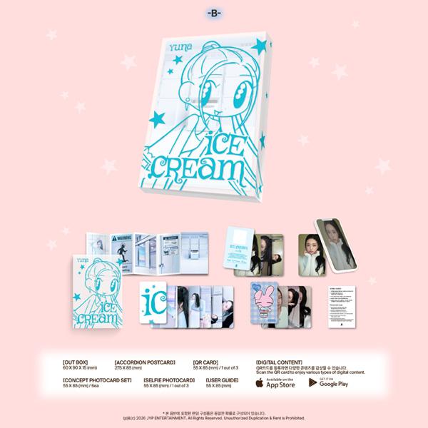 YUNA (ITZY) - 1st Mini Album [Ice Cream] POCAALBUM
