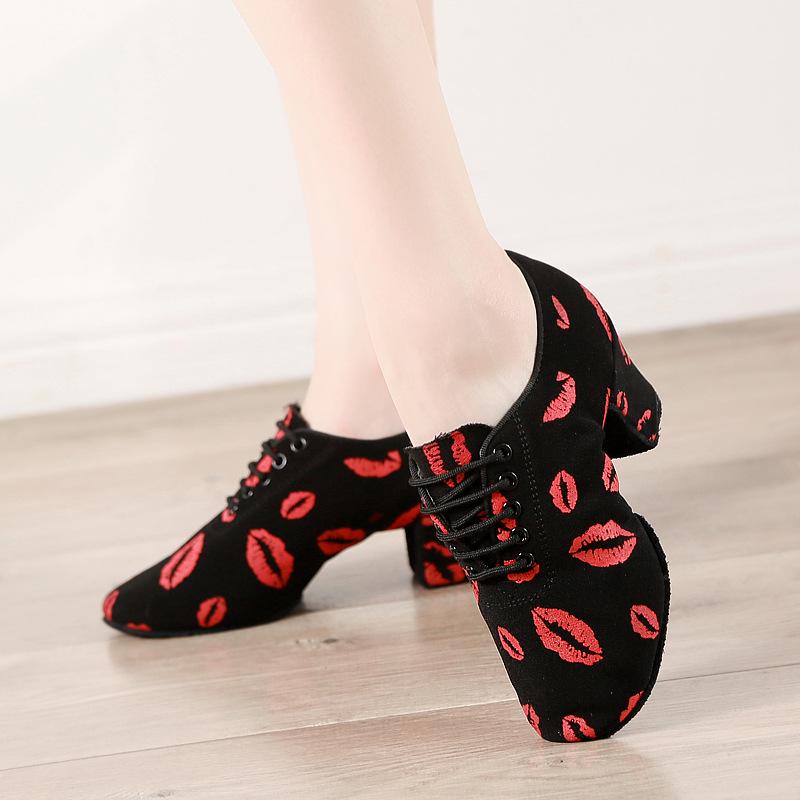 Women's Oxford Mesh Latin Dance Teacher Shoes