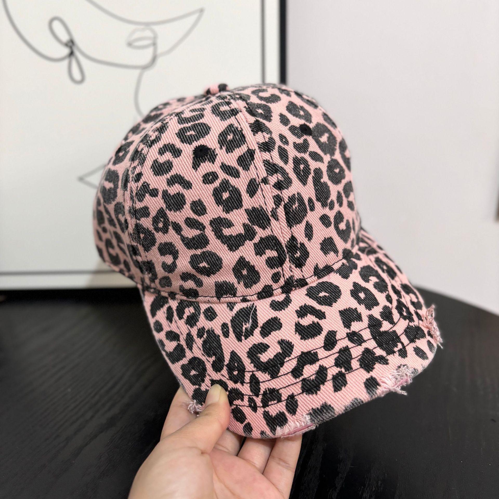 

JYL TS DIY Leopard Baseball Cap American Sun Protection Hat Cotton Twill 1222Mao11986 кульбабий
