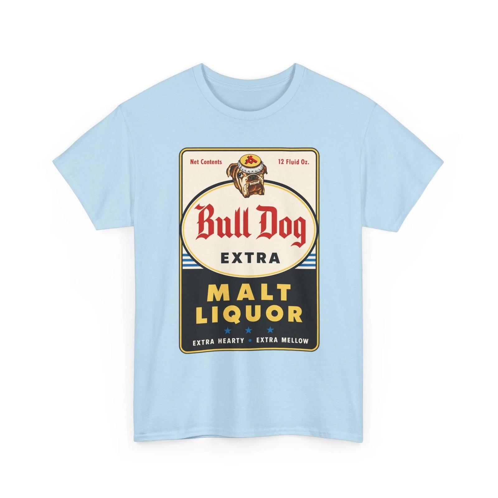 Bull Dog (Beer Cap Hat) Extra Malt Liquor Atlas Brewing Co. Chicago IL T-Sirt 3XL