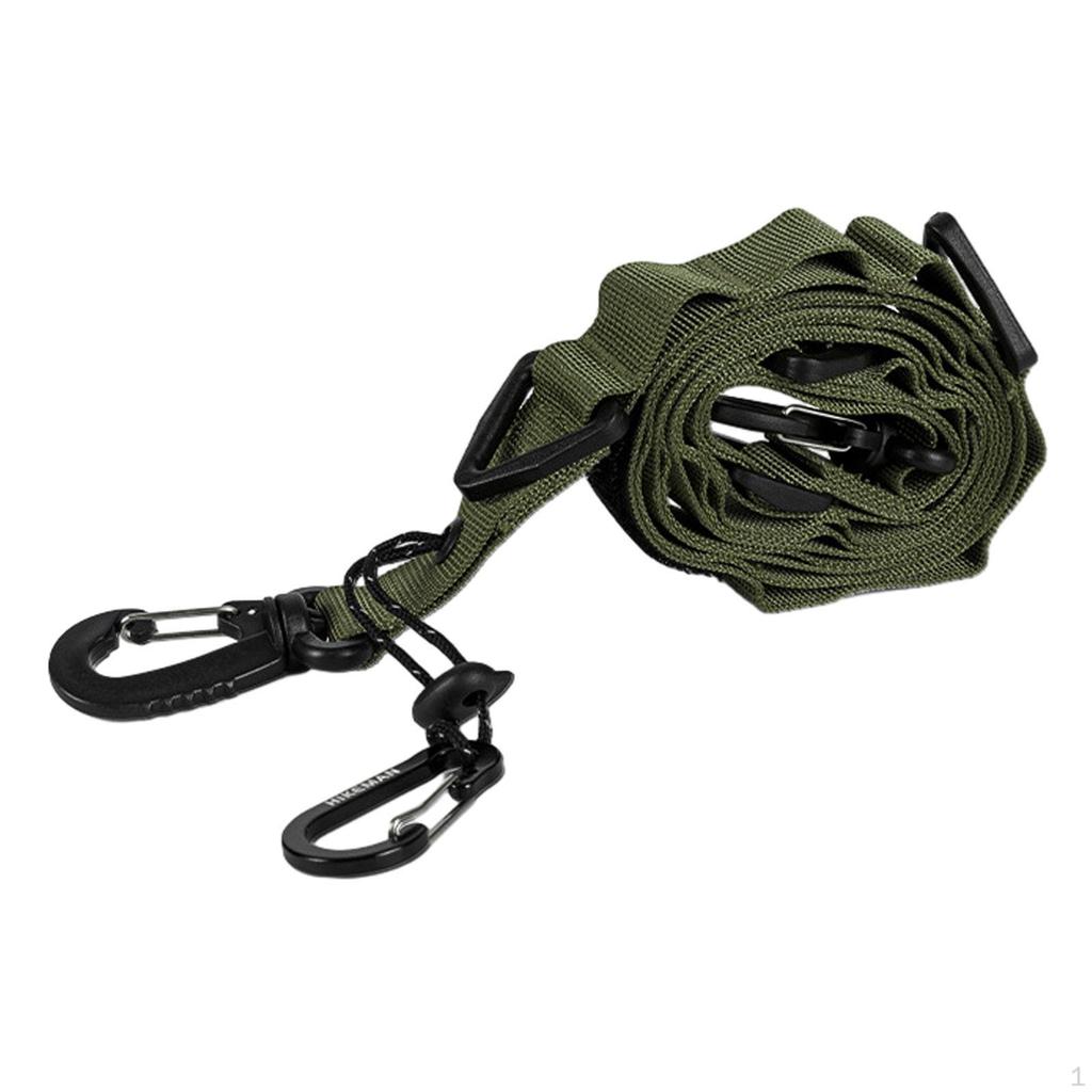 Camping Lanyard Hanger Campsite Storage Strap Supplies Portable Outdoor Hanging Rope with Hooks for