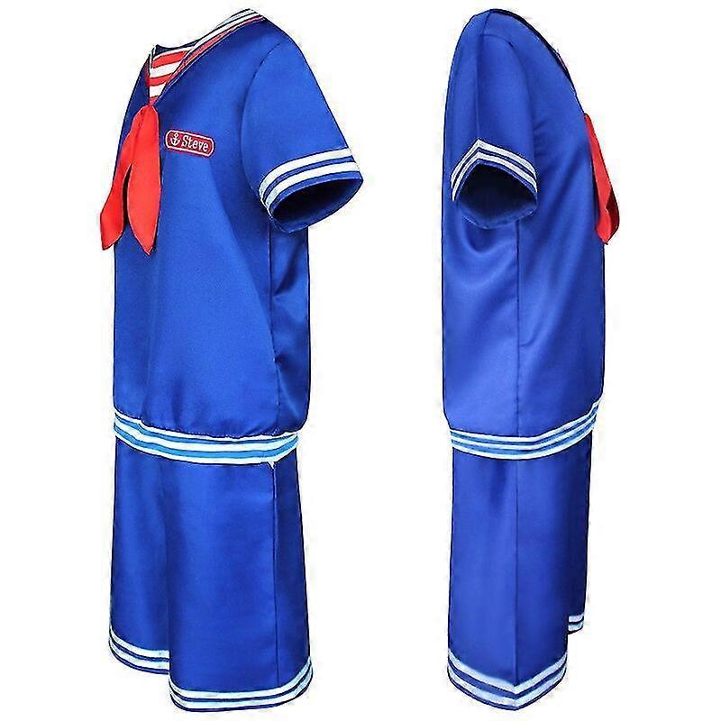 Stranger Cosplay Things 3 Costume Robin Steve Harrington Scoops Ahoy Adult Sailor Uniform Halloween Carnival Party Suit
