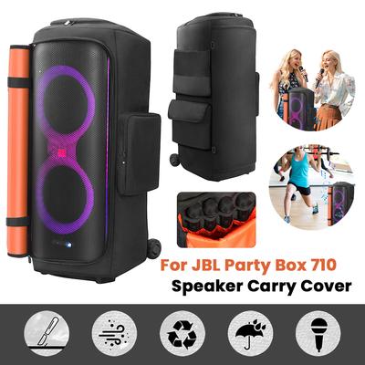 Para Altavoz JBL Party Box 710 Funda de Transporte Altavoces Funda Protectora Acolchada Antideslizante Impermeable Bolsa de Almacenamiento de Nylon de Doble Cara