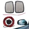 DC12V Rearview Mirror Heated Quick Warm Defogger Remove Rain Frost Safe Driving Car Mirror Heating Pad for Cars, Vehicle