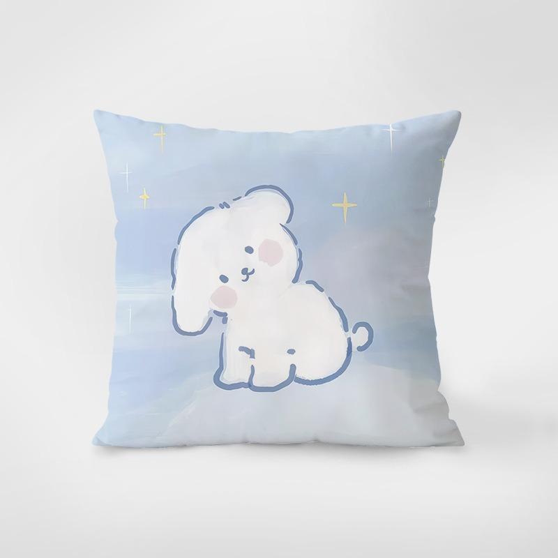Cute Pattern Cartoon Pillowcase Interior Decoration Office Living Room Home Pillowcase