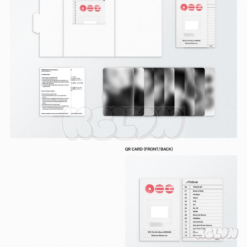 BTS ARIRANG Weverse Albums Ver Official K-POP Album CD