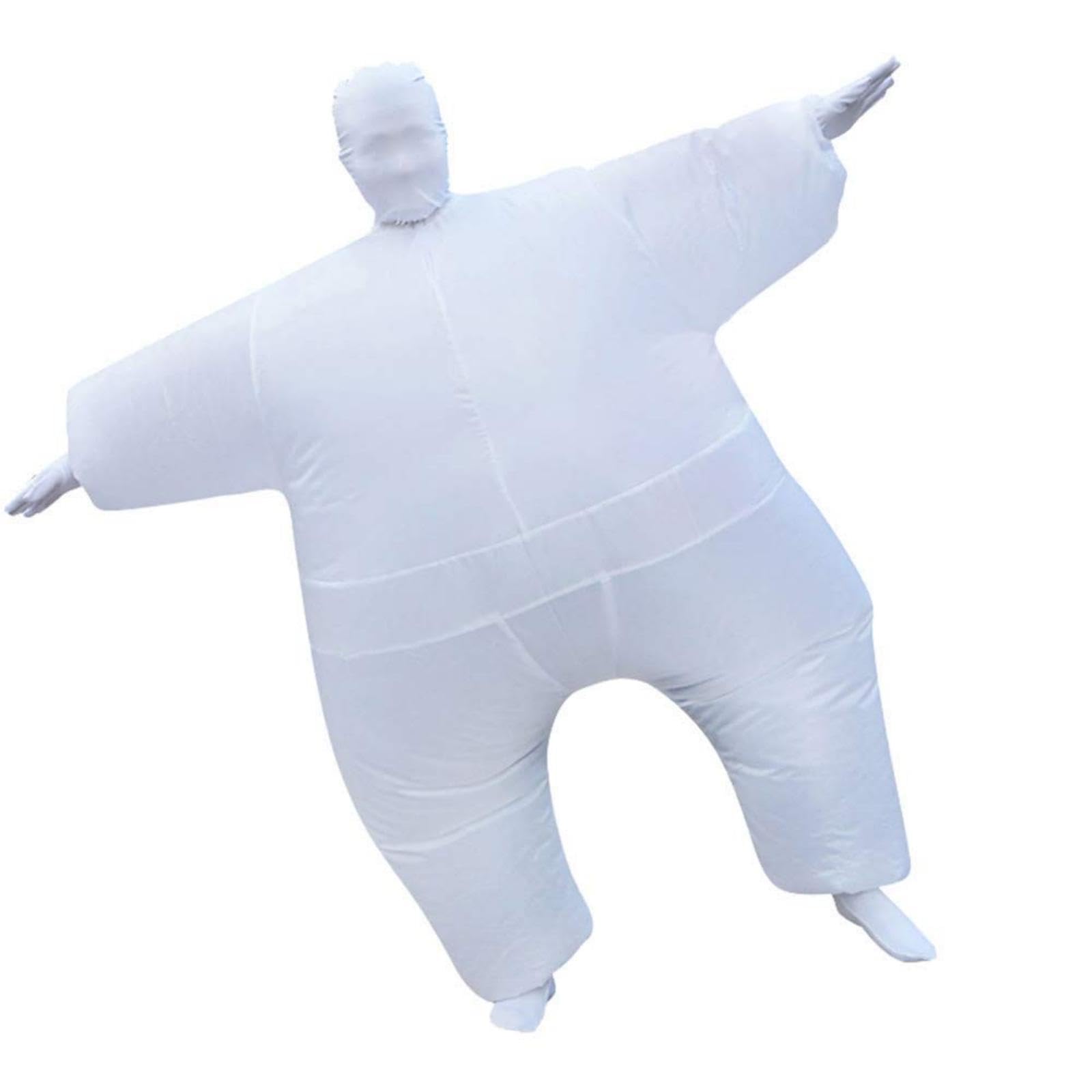 

Cosplay Inflatable Sumo Kigurumi Costume for Inflatable Funny Fancy Halloween [MEQISOO] Adults, Air-Filled Costume, Disguise, Dress, білий
