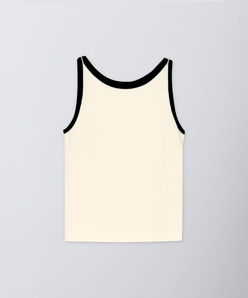 Peulloujin Essential Color Block Sleeveless Knit_2Color_Ffd1Nt001
