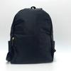 Agnes B. FT03A-07 Logo Bag Backpack GoldHardware Backpack Nylon Black