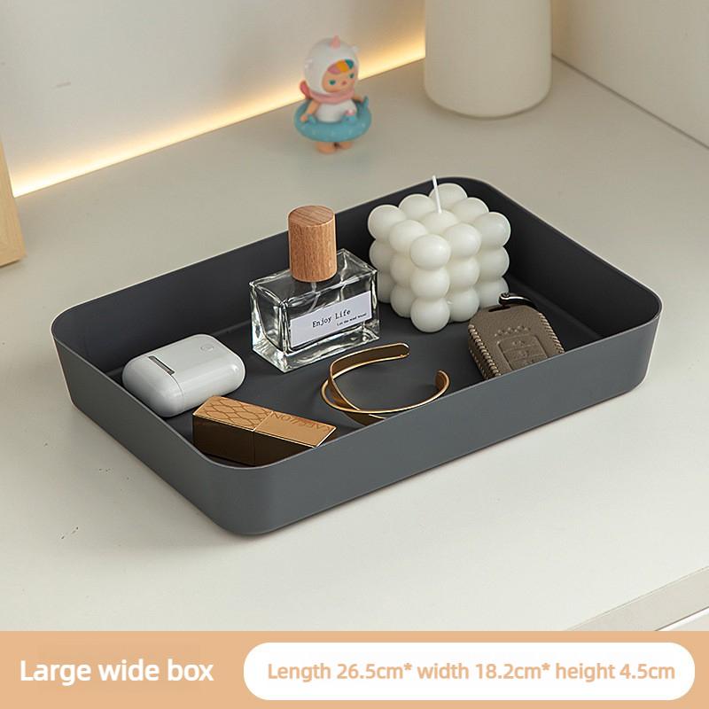 Multi-Purpose Plastic Drawer Organizer Boxes - Desktop Storage Containers for Jewelry, Makeup & Small Desk Essentials