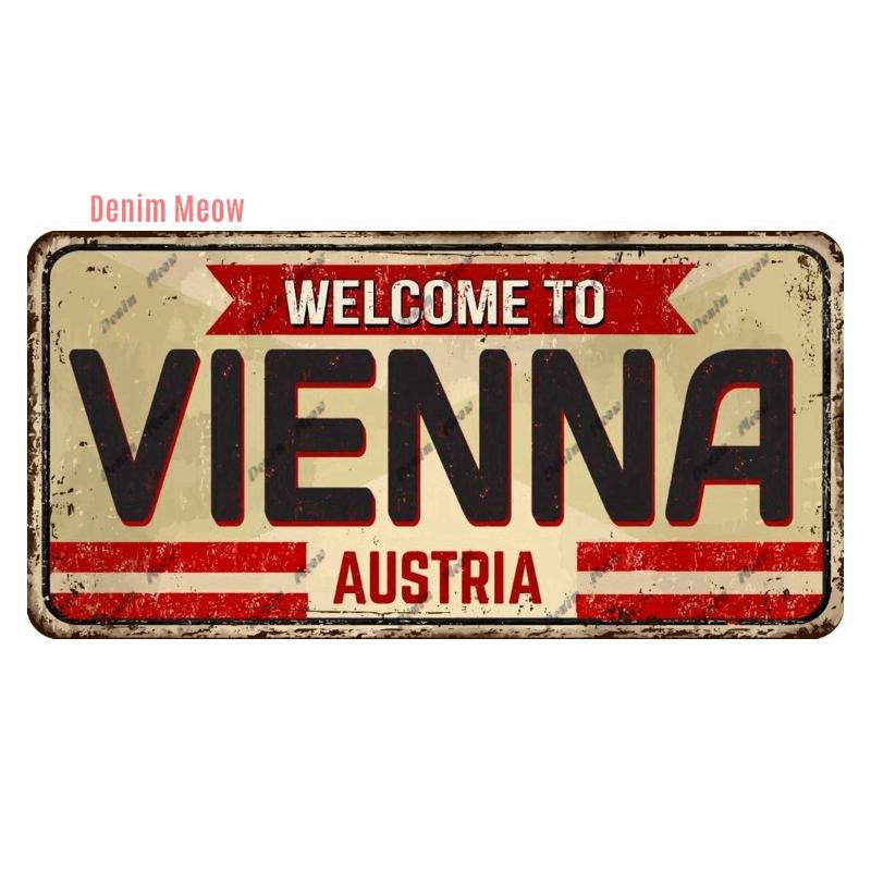Vintage USA Metal Plates, Retro California 15x30cm Plaque, Florida Metal Tin Sign Poster, Bar, Garage, Gifts, Room Decor WY289