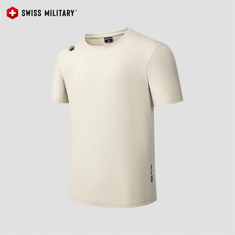 SWISS MILITARY Men s Ice-Feel Short Sleeve T-Shirt XL хаки