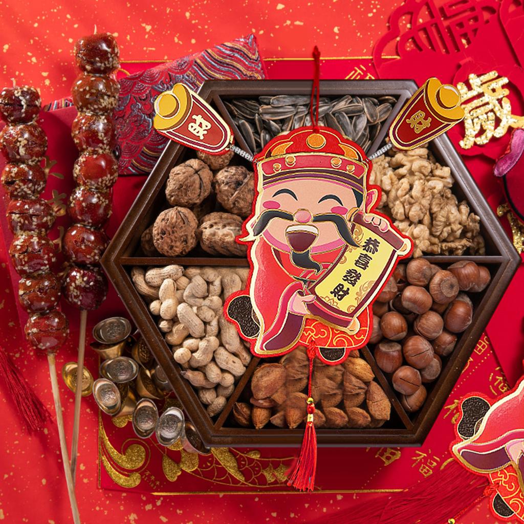 2024 Year of Dragon God of Wealth Hanging Ornament Living Room Potted Plant Tree Decoration Housewarming Red Envelope