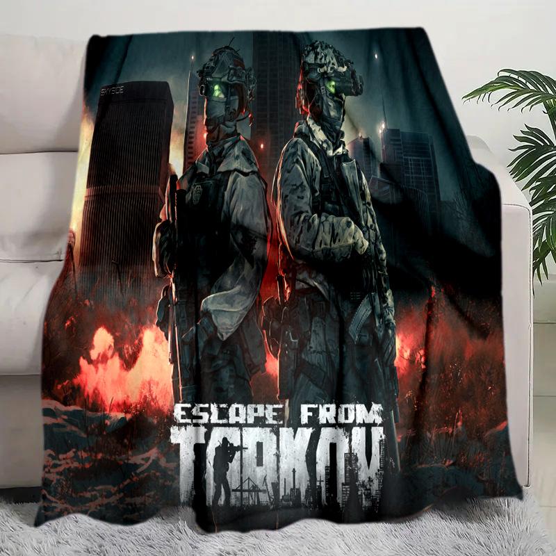 Escape Tarkov Tactical Gear Perfect All Seasons Soft Comfortable Blanket Suitable Sofa Office Nap Travel Birthday Gift Christmas Present